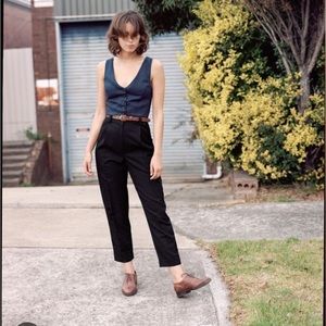 Caves Collect Original Alice Wool Ciggie Pants in size AU 12/ US 8